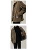 Herren Casual Revers Leichte Jacke – Verdickter Amerikanischer Stil für Frühling und Herbst