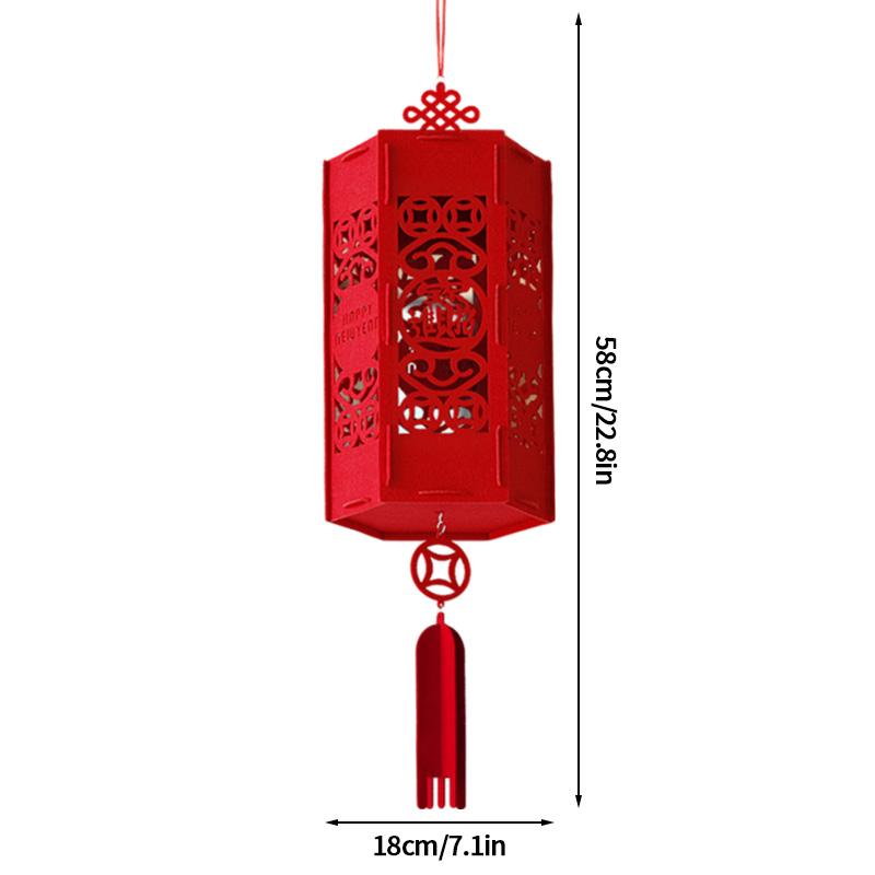 Chinese Wedding New Year Decoration Double Happiness Wedding Decoration Red Hanging Pendant Traditional Chinese Pendant Ornament
