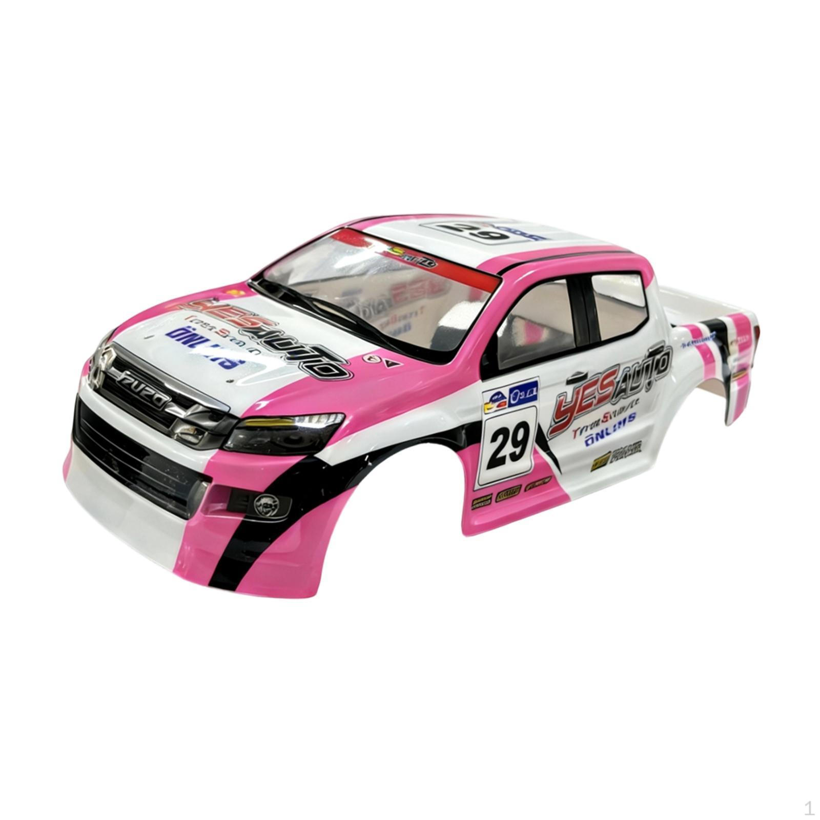 

RC Car Body Outer Cover 1/10 High Performance Accessories Replacement Professional Attachment рожевий