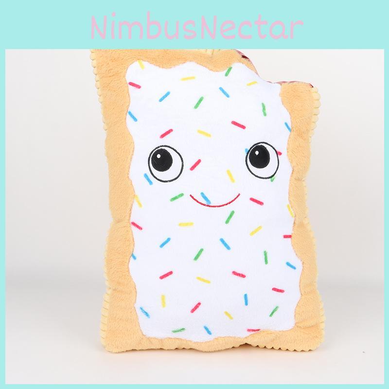 Pastry White Toaster Plush Toy Cartoon Stuffed Doll Cookies Gift Decoration
