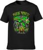 Bike Week Daytona Beach Lucky Clover Men Black Cotton T Shirt Printhirts