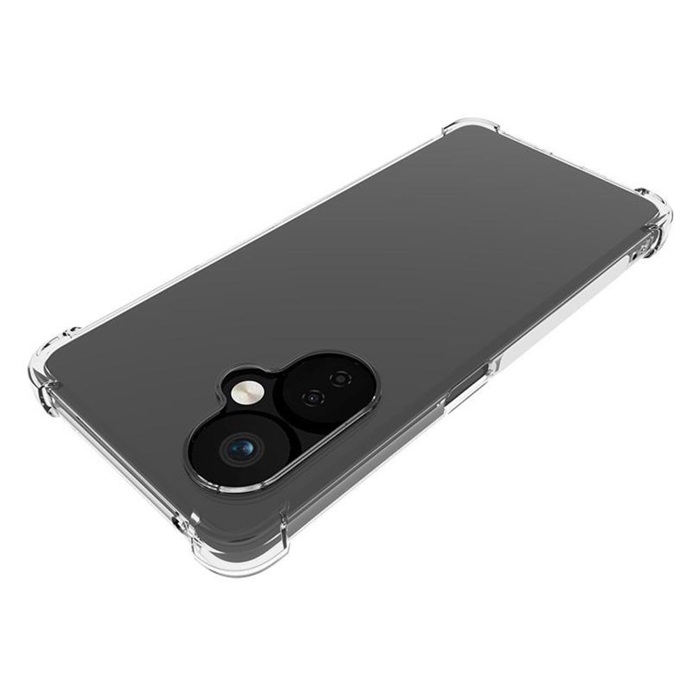 For OnePlus Nord CE 3 Lite 5G/Nord N30 5G Transparent TPU Phone Case Anti-slip Anti-drop Airbag Protection Phone Cover