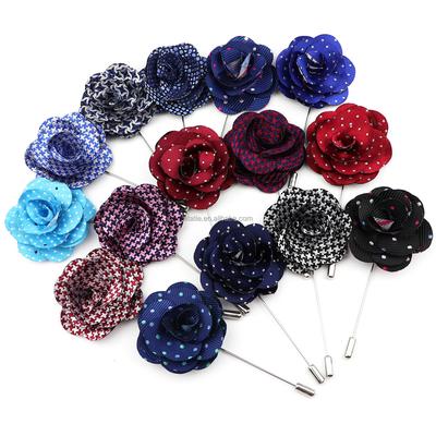 Beautiful Fashion Boutonniere Dot Flower Petal Stick Lapel Tie Brooch Badge Corsage Collar Pin Shirt Accessory Gift