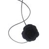 Black Rose Camellia Choker Necklace for Women