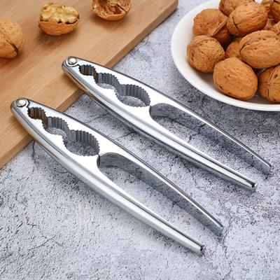 Dziadek do orzechów Łatwe łamanie orzechów Ergonomiczny uchwyt Odporny na rdzę klips do przekładni Klamra Antypoślizgowe narzędzie do kruszenia orzechów ze stali nierdzewnej