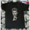 David Bowie Art Rock Schwarzes Unisex-T-Shirt Größe S-