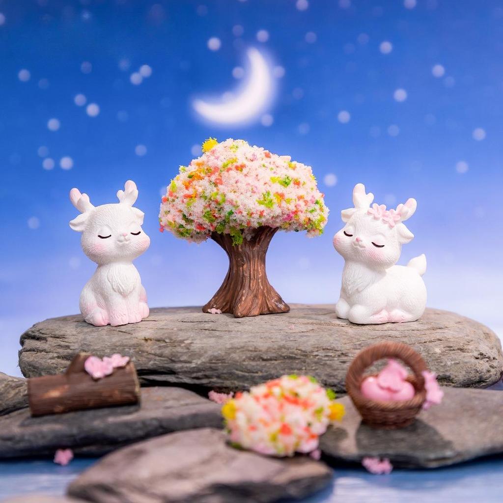 Small Decor Statues for DIY Miniature Landscape & Terrarium 10PCS