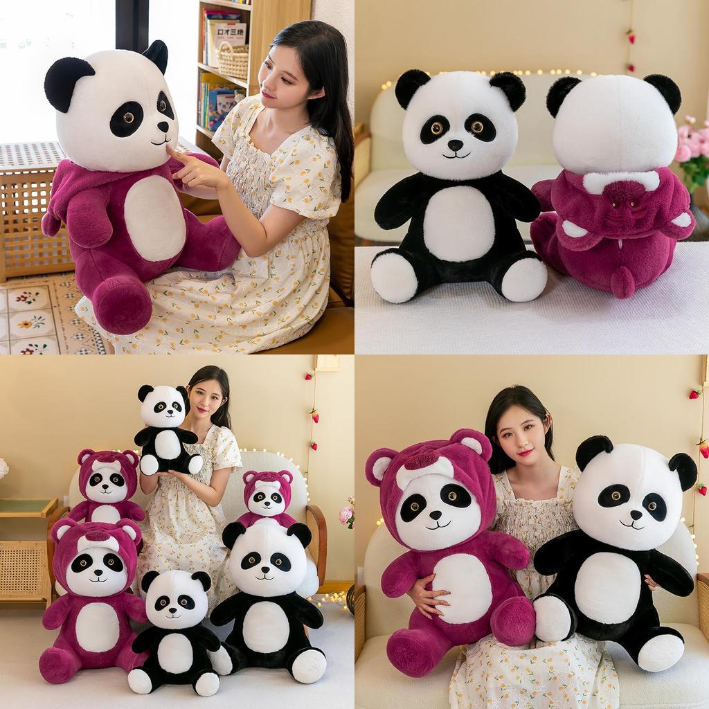 Cute Panda Plush Toy For Girls Perfect Birthday Gift Or Opening Event Present 40cm 0.5kg