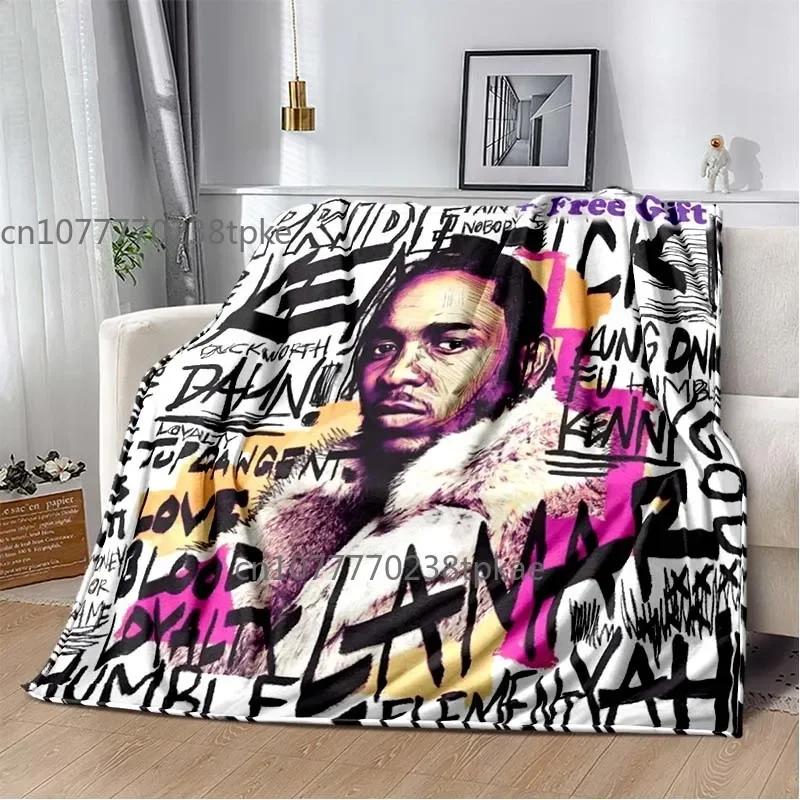 RAP Kendrick-Lamar Poster Printed Blanket, Fashion Throw Blankets,for Sofa Bed Office Car, Brithday Gift,Decke