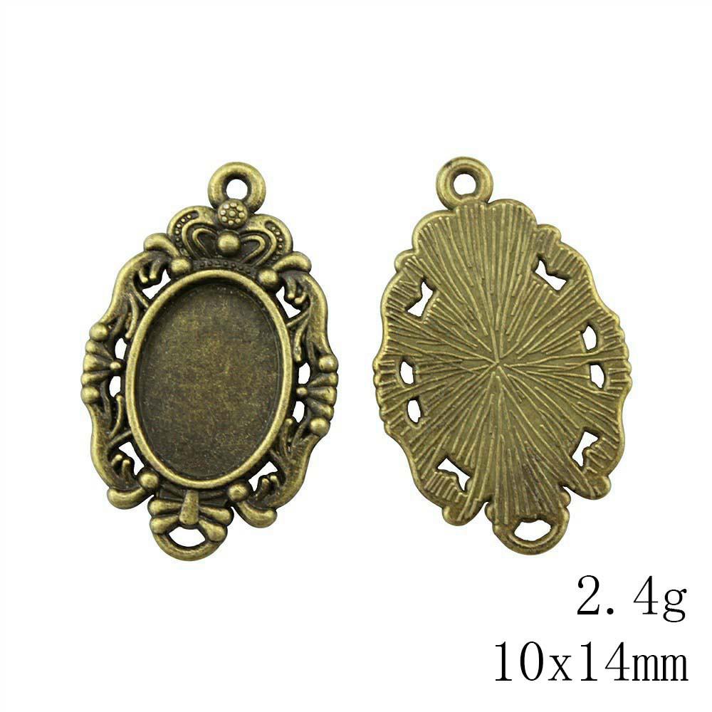 Christmas Decorations Accessories For Making Jewelry Oval Glass Cabochon Base Setting Tray Accessories Parts Ornaments For Home Accessory Parts