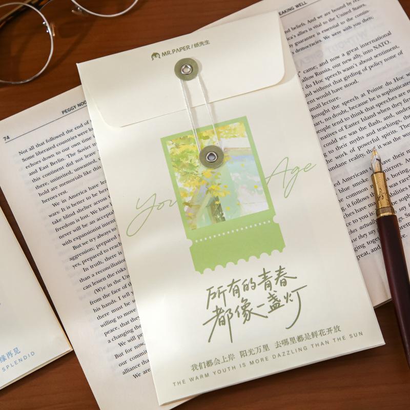 Mr. Paper Handwritten Poetry & Envelope Set - Motivational Graduation Souvenir