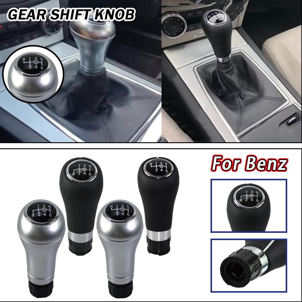 New Product 6 Speed Black Manual Gear Shift Knob For Mercedes Benz Before 2011 E Glass Before 2013 C Glass 2012 GLK A Style