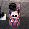 iPhone17 Pro Max Halloween Skeleton Case for Apple 15/16, Niche 14Pro
