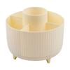 Cosmetics Organizer Rotating Storage Box Compact Design