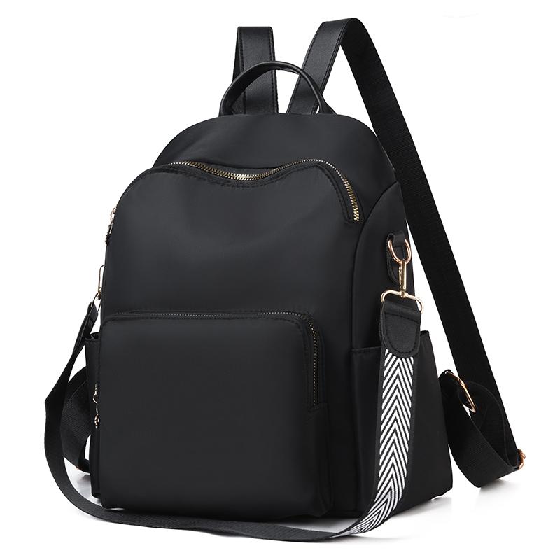 

Женский рюкзак Oxford, водонепроницаемая многофункциональная сумка через плечо, дорожный рюкзак чёрный