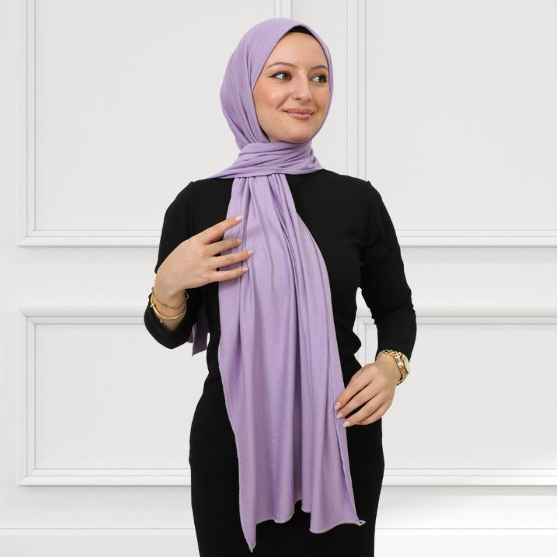 Hijab für Damen, Viskose-Schal, leicht, muslimischer Hijab, langer Schal, islamische Schals, türkisches Seiden-Kopftuch für Damen