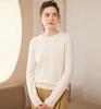 Women's Fashionable Slim Fit Round Neck Cashmere Sweater - Autumn/Winter Versatile Knit Base Layer