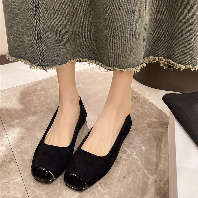 Fashion New Style Popular Women Cute Light Weight Spring Slip on Flat Shoes Lady Casual Brown Office Flats Summer Shoes Zapatos De Mujer