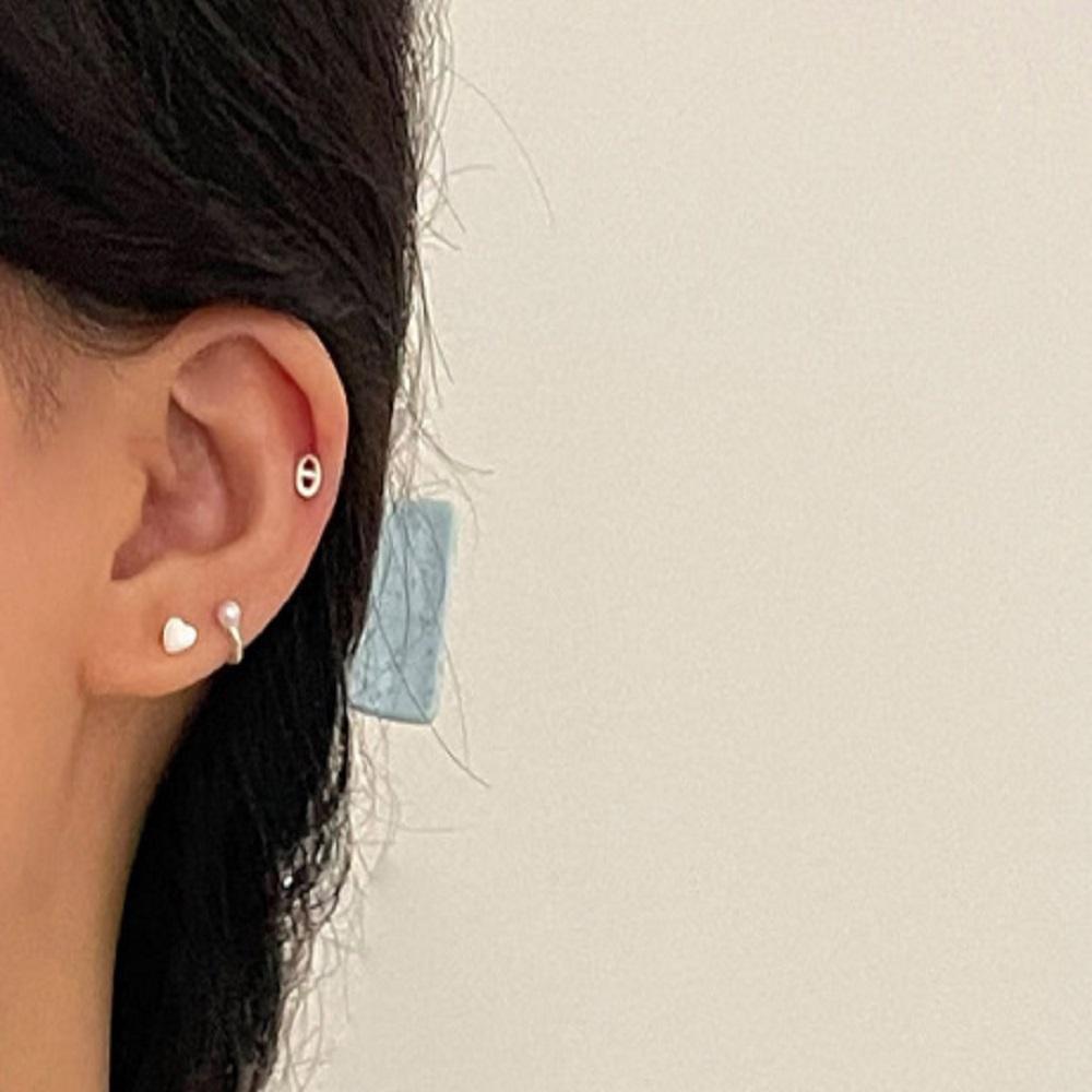 [4Xtyle] [925 Silver] Mini Pearl Piercing E 27