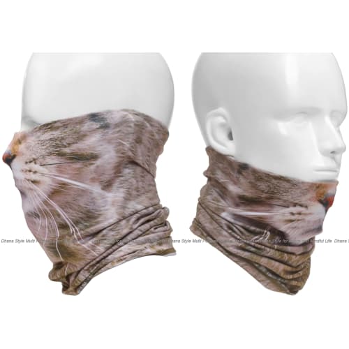 Animal Print Face Bandana, Multi-Function Neck Guard/Face Cover, Army Style Headwear for Airsoft, Cycling, BMX, Motorcycles, and Outdoor Activities (C