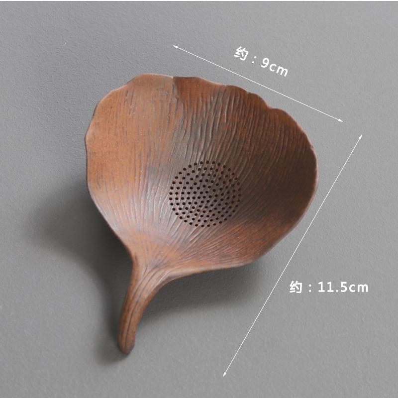 Старая Скала Глина Грубая Керамика Чайное Ситечко, Ретро Чайный Фильтр, Набор Керамических Фильтров, Аксессуар для Чайной Церемонии