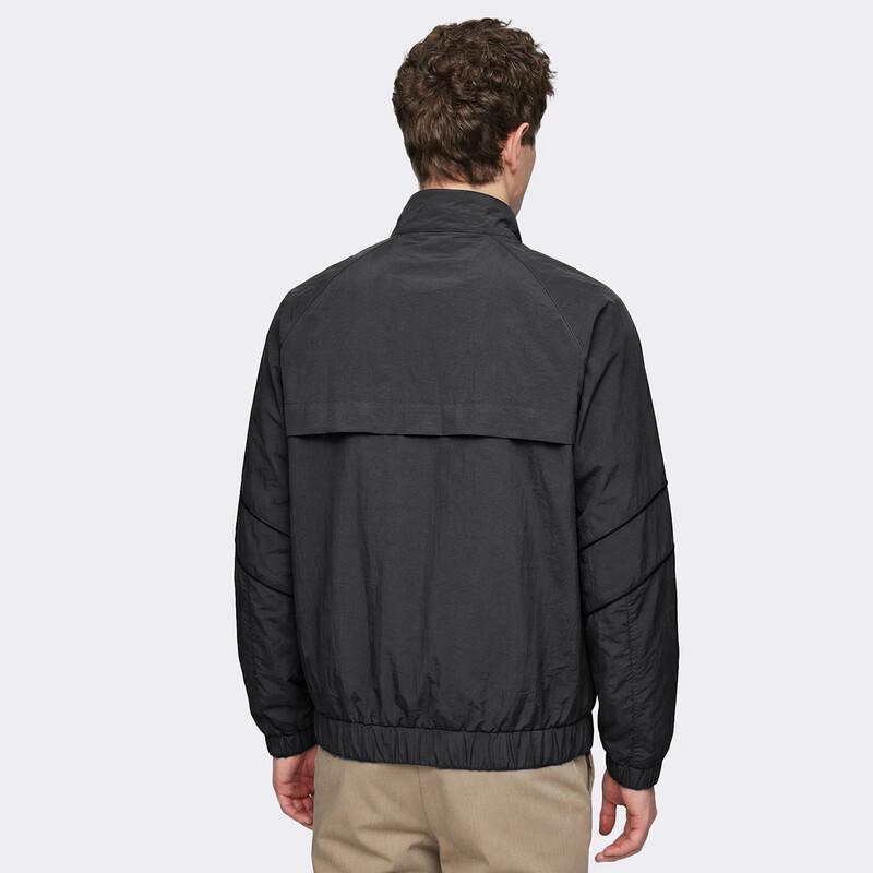 Hodo Men's Structured Stand Collar Jacket - Soft & Easy Care