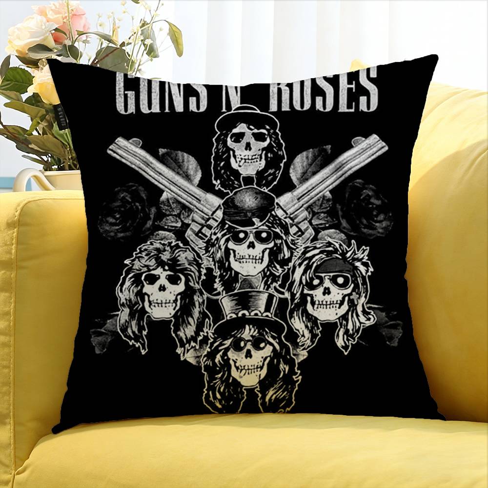 GGuns N RRoses World Various Sizes Square Pillow Case For Car Home Bedchamber Decor