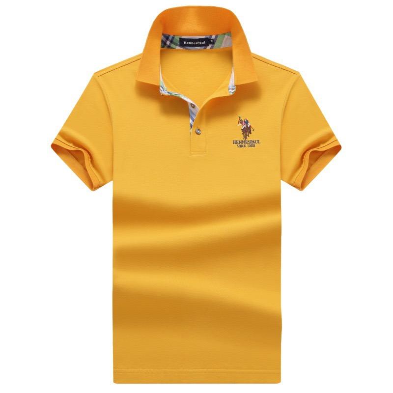 

Деловая рубашка поло TrendHub однотонная рубашка поло для мужской моды повседневная одежда S