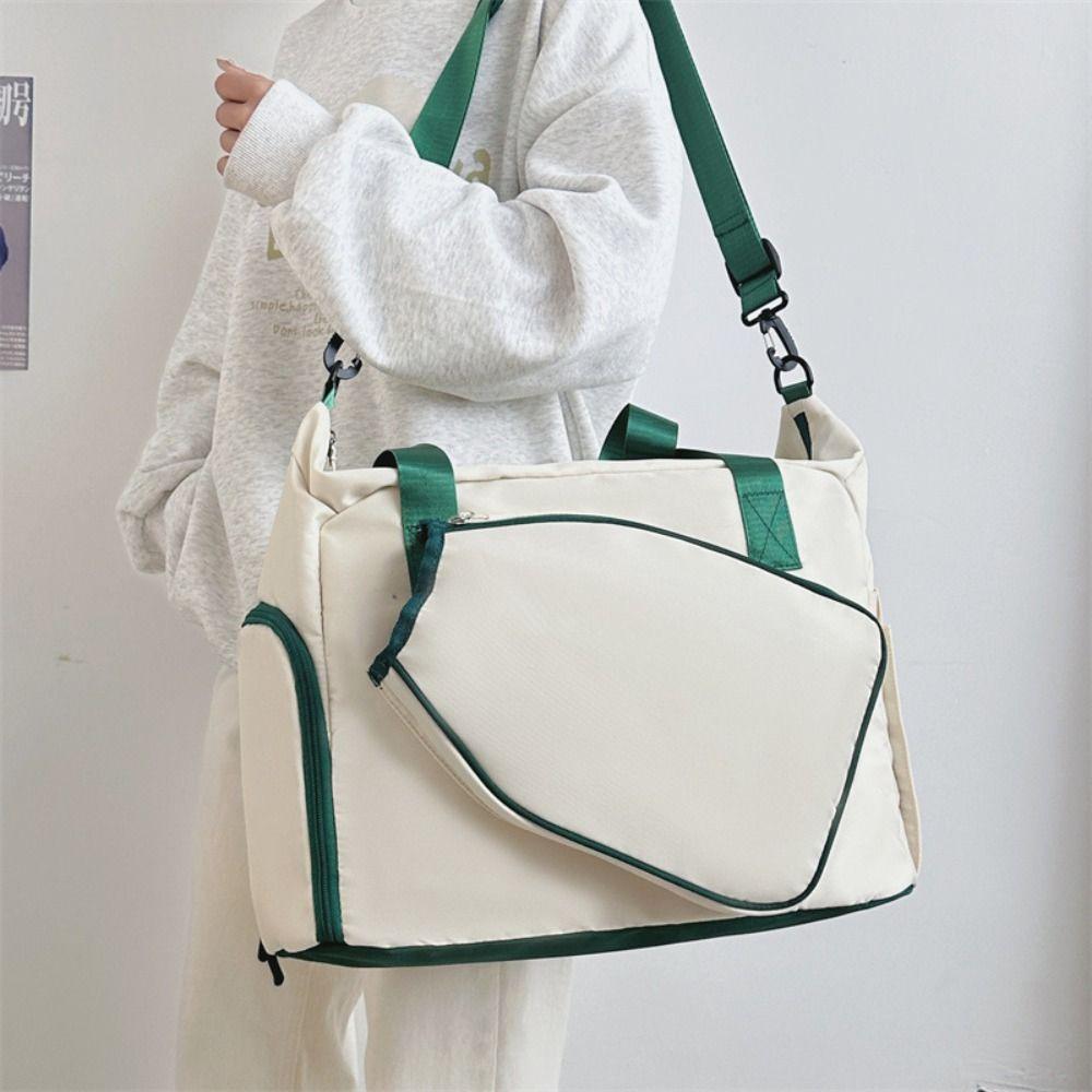 Portable Tennis Racquet Bag Shoe Compartment Tennis Shoulder Bag Pickleball Racket Bag Badminton