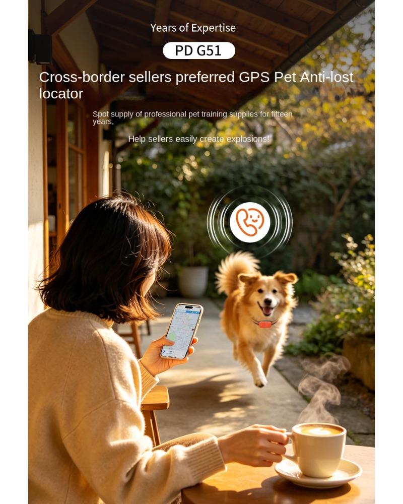 Haustier-Ortungsgerät PDG51 GPS Hund Katze Anti-Verlust-Gerät ODM-Lieferant Haustierbedarf für Asien Europa US-Edition Smart Tracker
