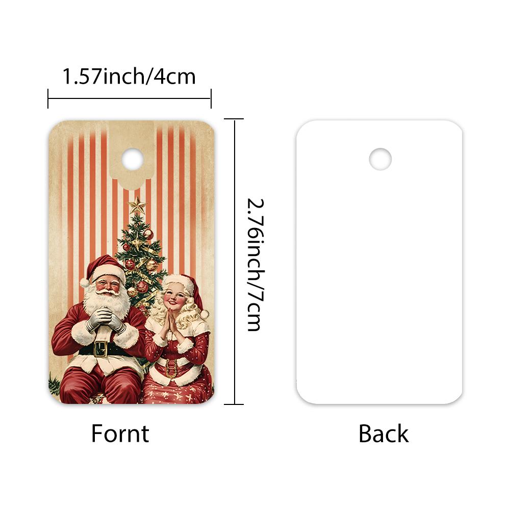 40pcs, Christmas tags, gift labels, party decorations, DIY, packaging embellishments, greeting cards, party cards, jute twine