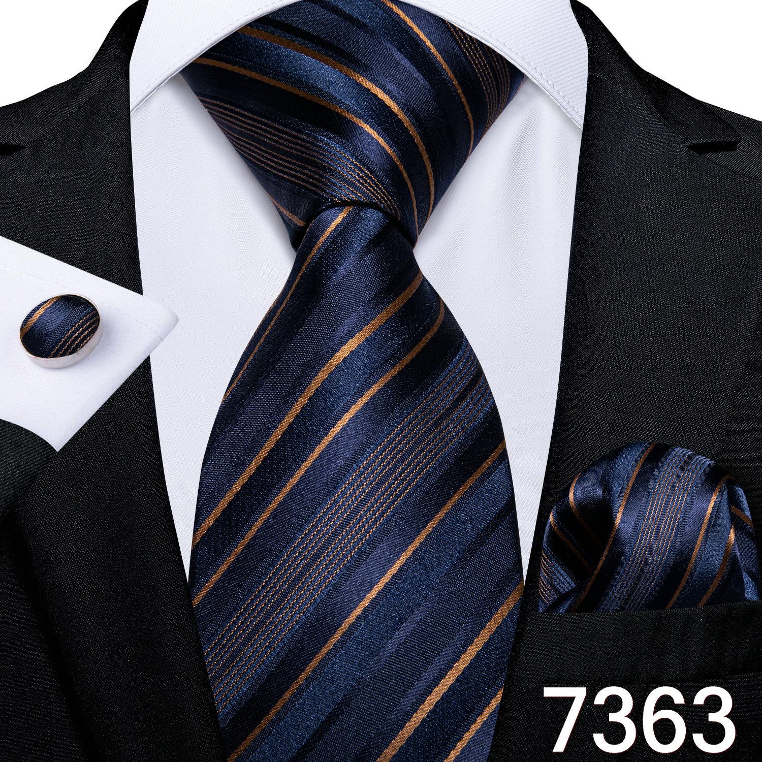 

Dibangu Мужской галстук Набор галстуков Карманные квадратные запонки Набор для свадьбы Деловая вечеринка N-7363