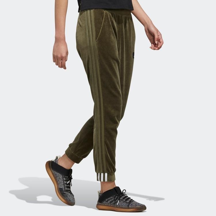 Adidas Knitted Sweatpants Women's Khaki Brown FR5972