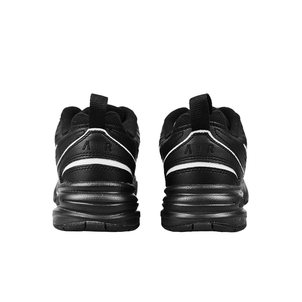 Nike Air Monarch 4 Slip Resistant Slip Resistant Low top Chunky Sneakers Unisex Black 415445-001(Team40-)
