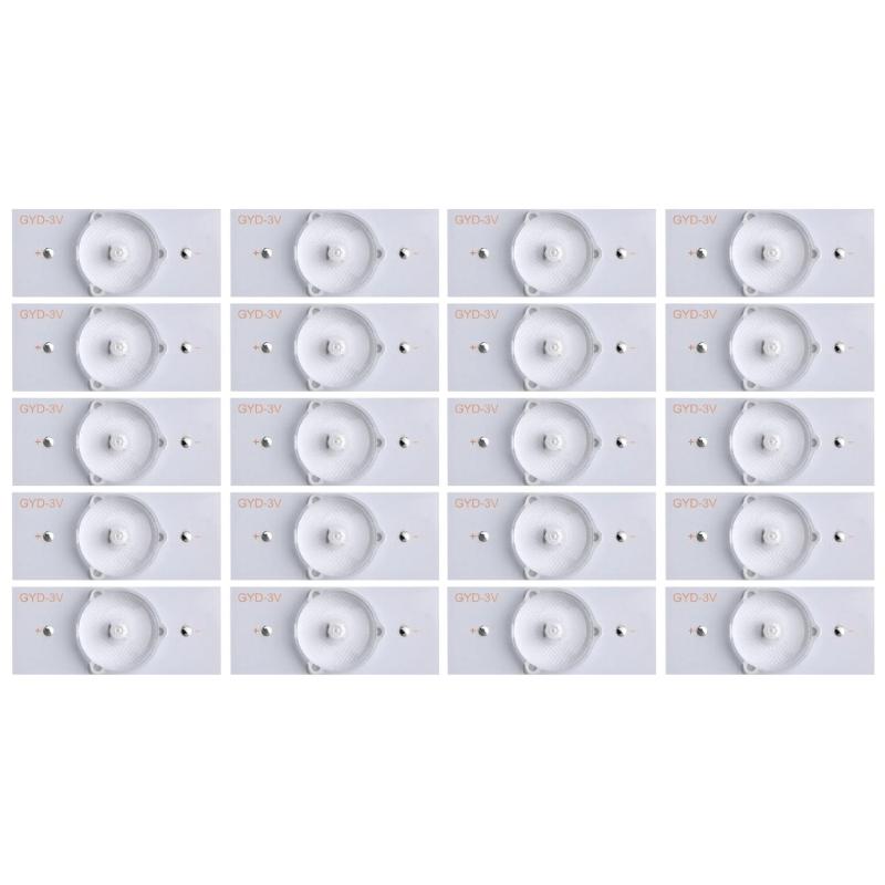 3V 6V LG6V Lamp Beads LED Backlight Bead with Opt Lens Fliter for TVs Repair Perfect for 32-65inch Screens