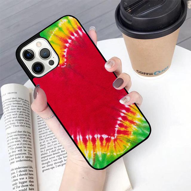 Heart Tie Dye Phone Case For Apple iPhone 17 Air Pro Max Plus Coque For iPhone 17 Air 14 15 16 13 12 Max Cover