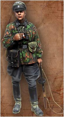 Evolution Miniatures skala 1/35 Niemiecki Oficer Waffen SS na Przerwie Papierosowej, Kursk, 1943 Zestaw Żywiczny (EM-35230)