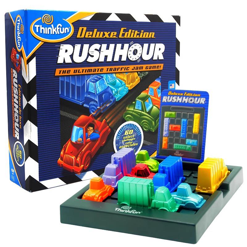 ThinkFun Rush Hour Racing Puzzle: Parent-Child Interactive Car Game - Christmas Gift