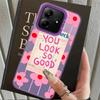 Back Phone Cover Case for Xiaomi Poco F4 X5 X3 NFC F3 GT C51 C50 X3 Pro Creative Text You Look So Good