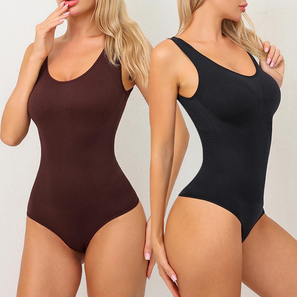 Women Seamless One-piece Bodysuit Vest Shapewear Tummy Control Hip Butt Lifter Corset Waist Trainer Sexy Thongs Female Jumpsuit Slimming Underwear