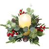 Christmas Wreath Premium Table Centerpiece Decorative Ring High Quality Scented Candle Ring For Dinner Setting Kitchen Christmas