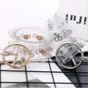 Sophisticated Plastic Transparent Waist Band In Heart And Round Designs For Outfits Chic