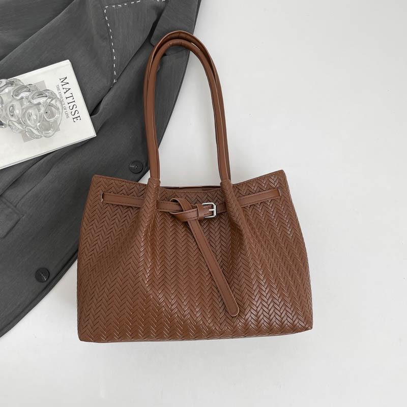 

Сумка-тоут большой вместимости, новая универсальная сумка-шоппер на плечо и подмышку, премиальная текстура