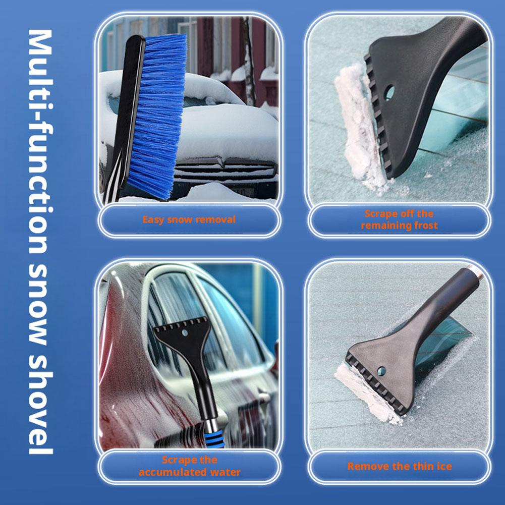 Retractable Car Ice Scraper Snow Remover Auto Vehicle Windshield Glass Winter Ice Removing Brush Shovel Portable Cleaning Tools