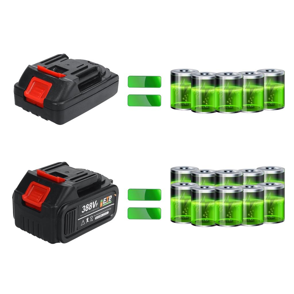 26-V-Mini-Akku-Elektrosäge, 4-Zoll-Thermostat-Kettensäge mit 2-teiliger Lithiumbatterie zum Holzeinschlag von Holzschneidewerkzeugen