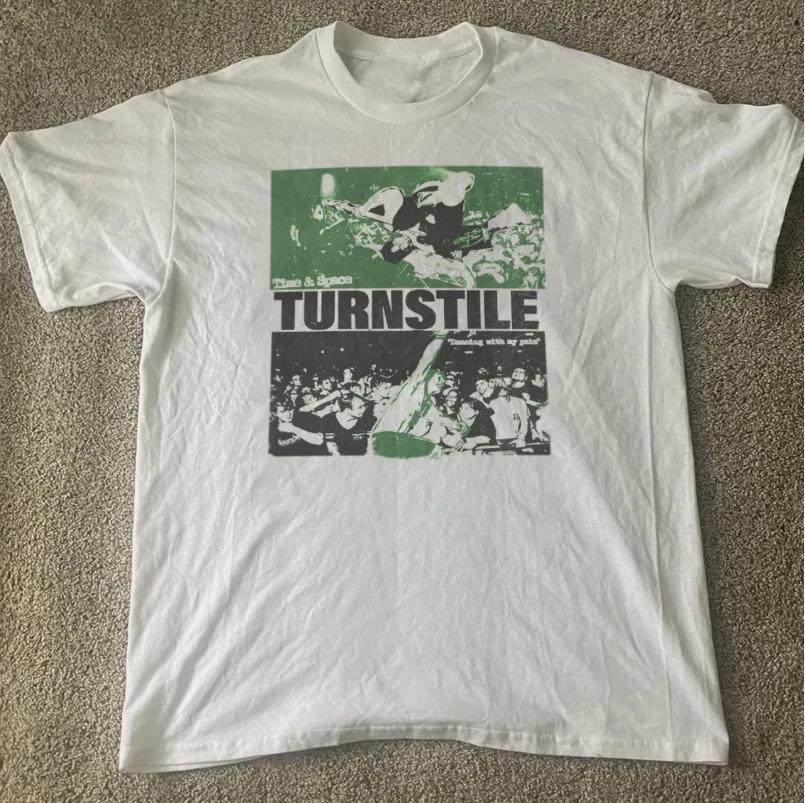 Rare Turnstile Band Short Sleeve White Unisex Size S to 5XL Shirt S