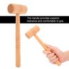 2Pcs Hammer Length 26cm Jewelry Hammer Wood color Metal Processing Tool  For DIY Repair