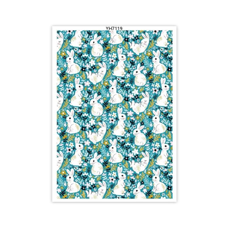 Clay Earrings Transfer Paper Easters Colored Eggs Printing Paper Water Soluble Transfer Decal Clay Transfer Sheets