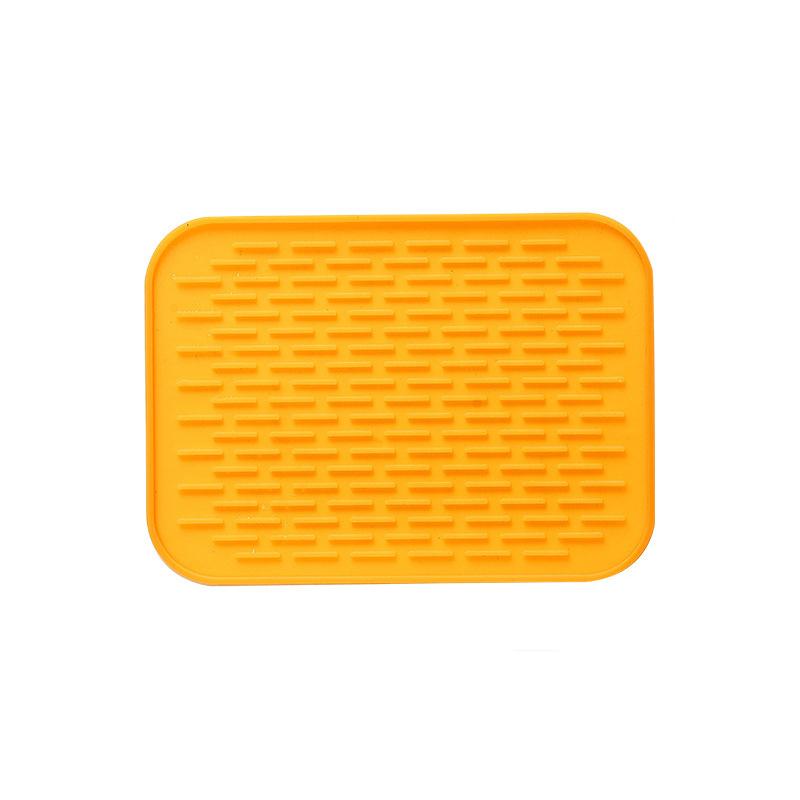 1 قطعة حصيرة سيليكون للأواني الساخنة حصيرة متعددة الوظائف - حصيرة سيليكون مقاومة للحرارة - وسادات ساخنة متينة ومرنة لسطح المطبخ