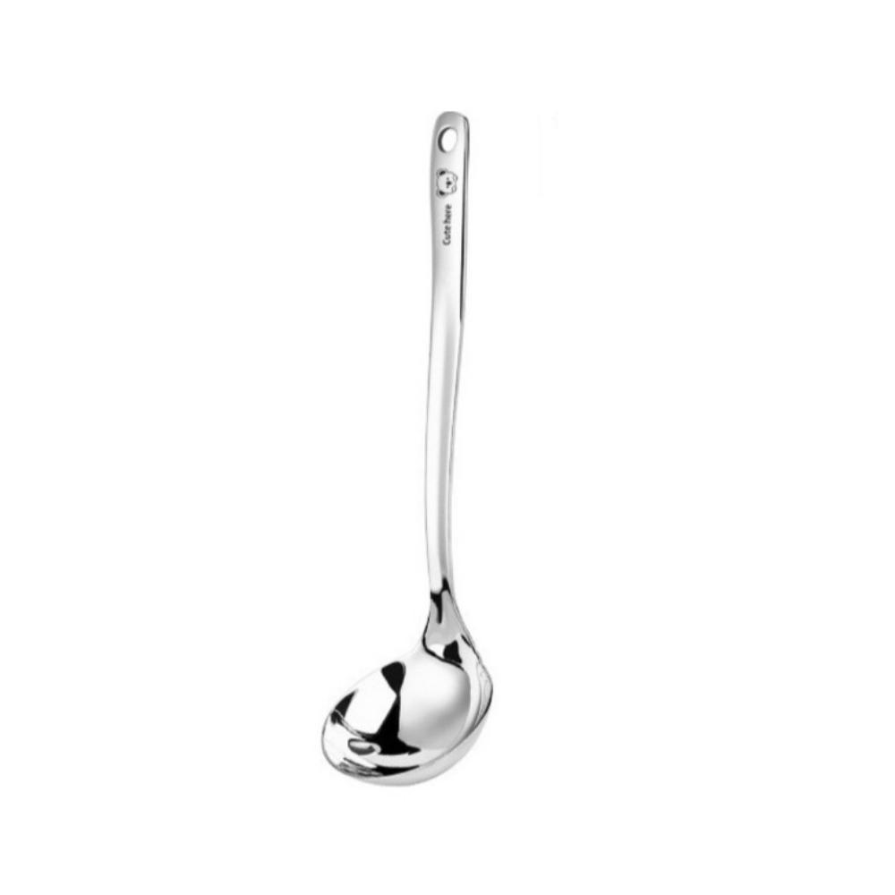 Stainless Steel Hot Pot Spoon High Temperature Resistance Slotted Spoon Soup Ladle  Kitchen